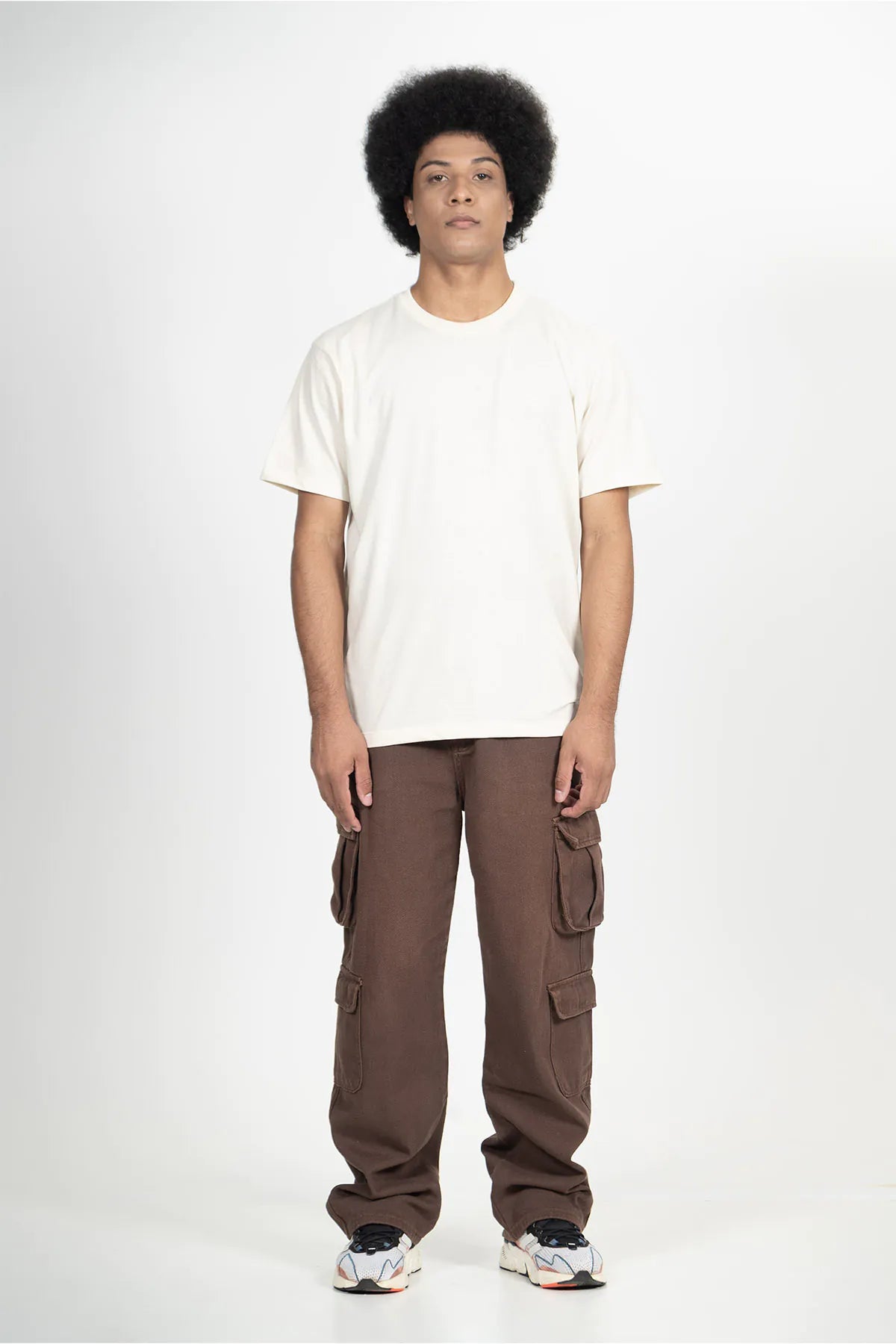 Camiseta Casual Básico – Off White