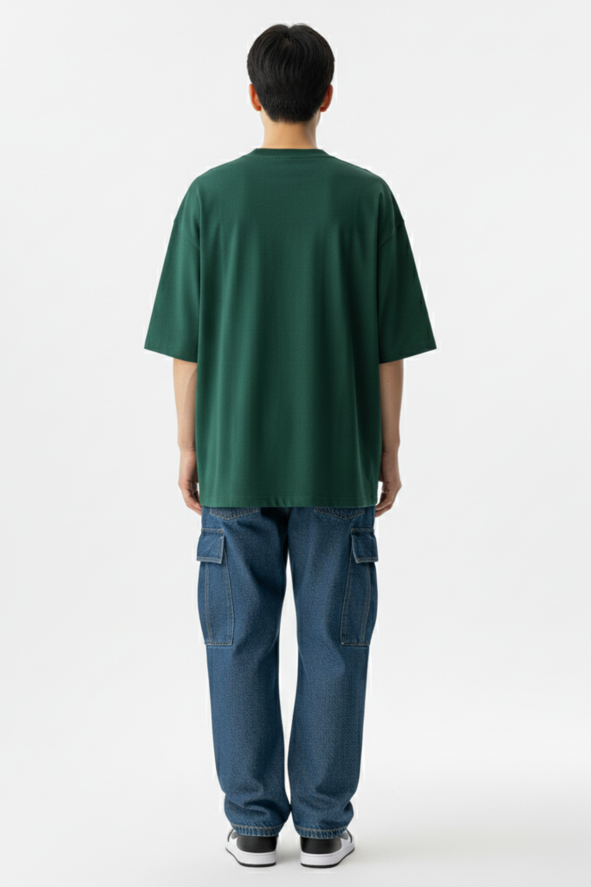 Camiseta Oversized Core Basic - Verde Escuro
