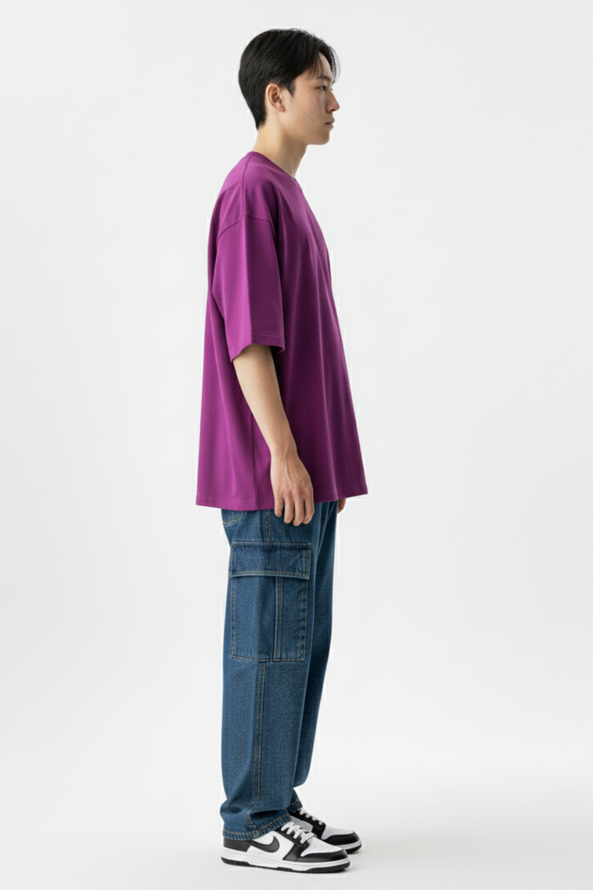 Camiseta Oversized Core Basic - Roxo