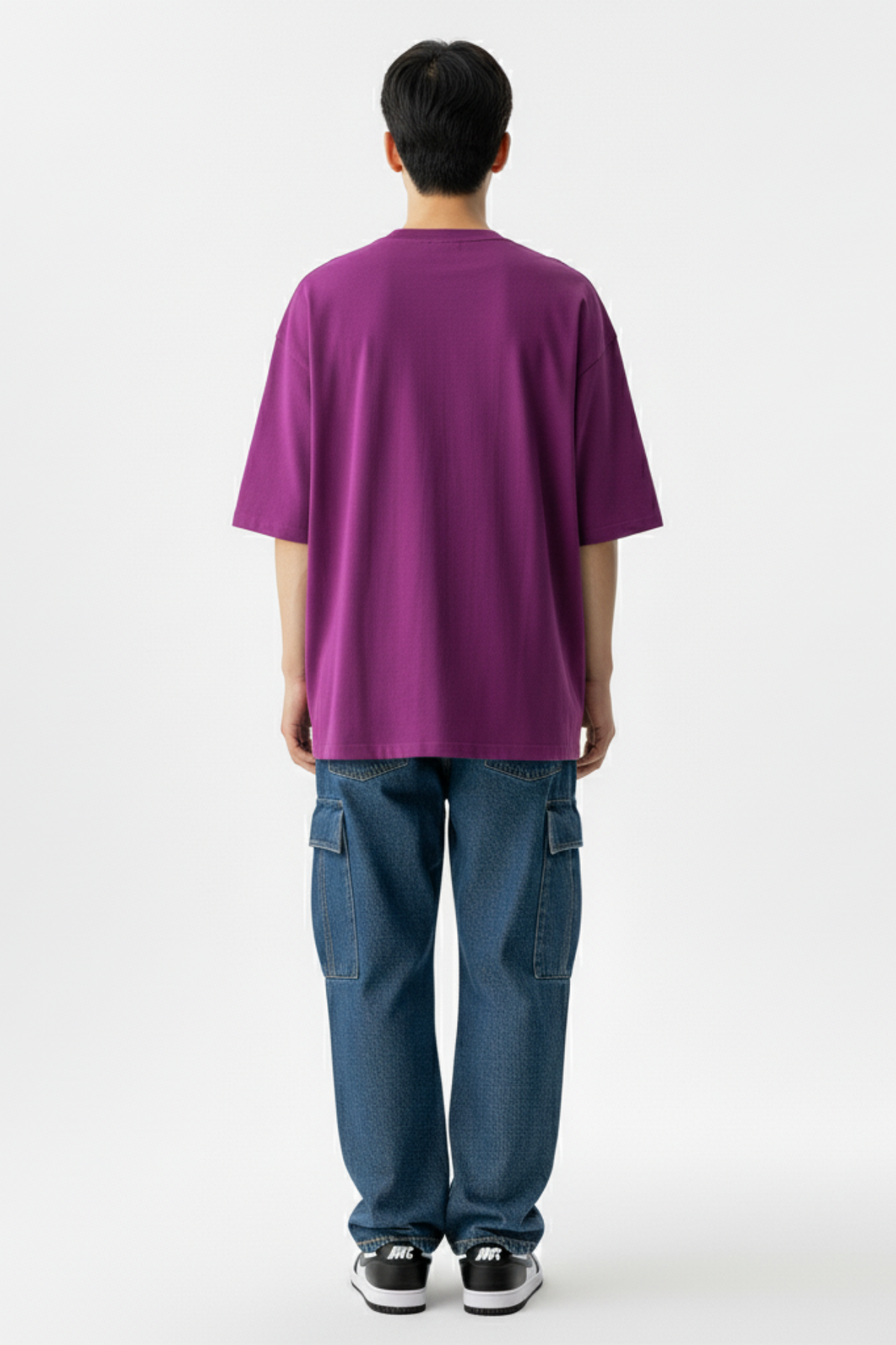 Camiseta Oversized Core Basic - Roxo