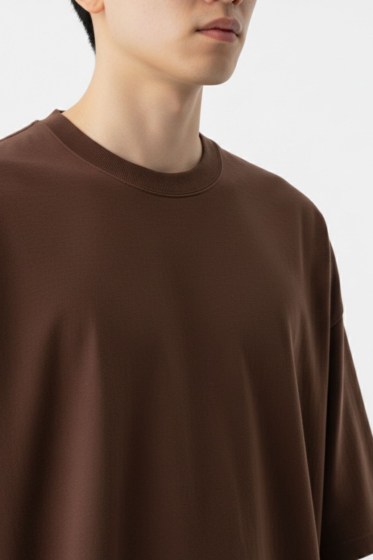 Camiseta Oversized Core Basic - Marrom