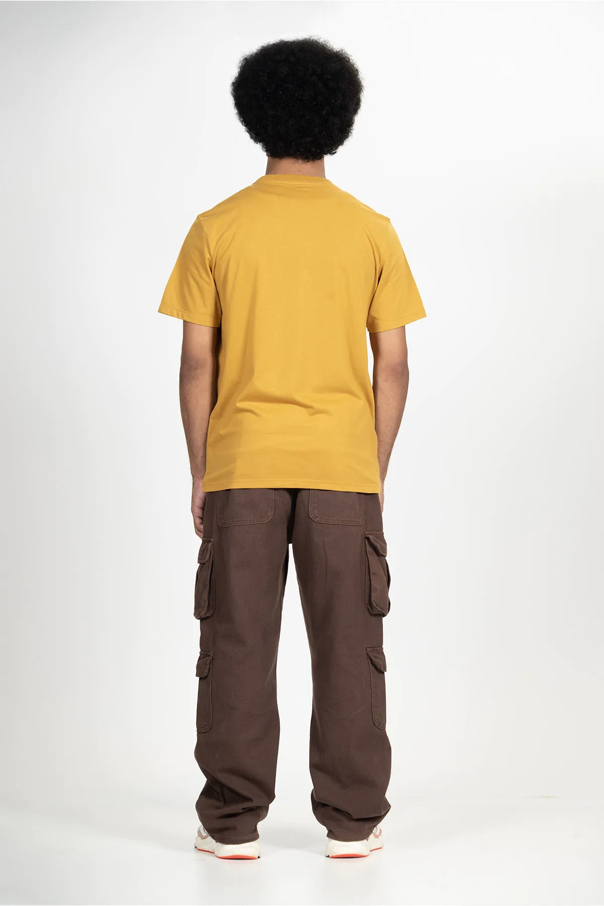 Camiseta Casual Básico – Mostarda