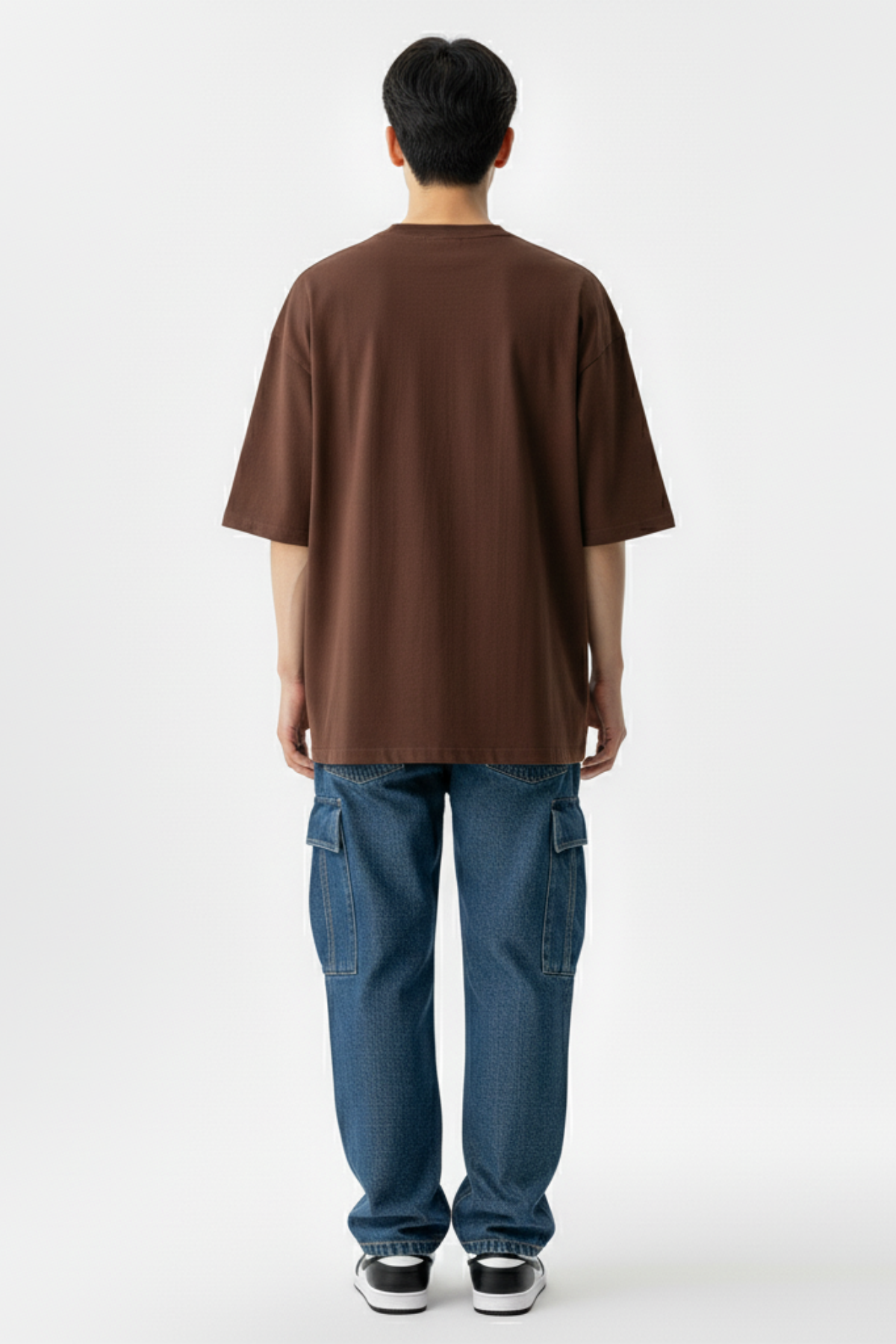 Camiseta Oversized Core Basic - Marrom