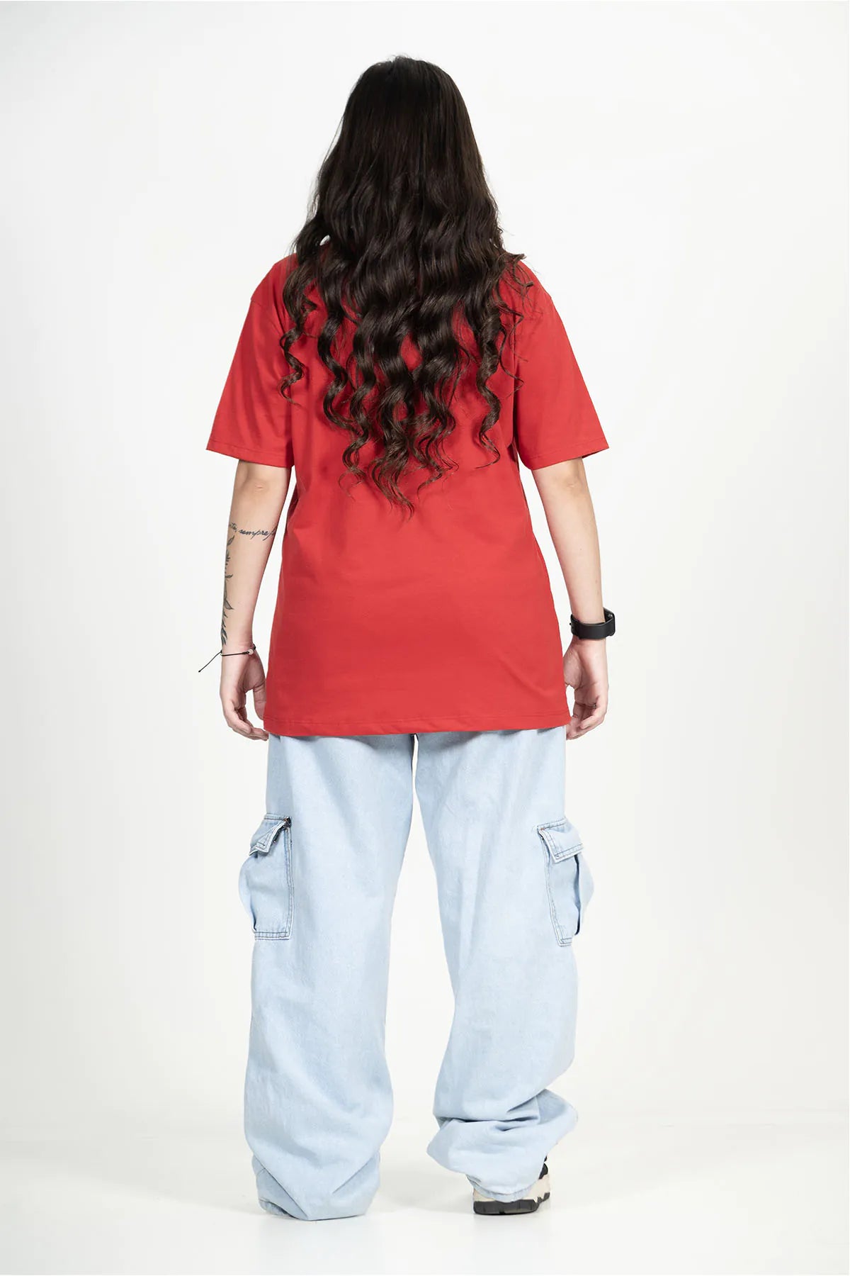 Camiseta Casual Básico – Vermelha