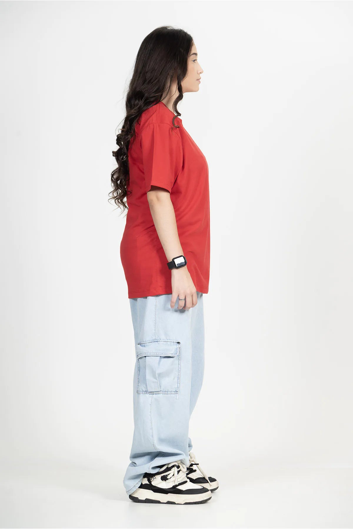 Camiseta Casual Básico – Vermelha