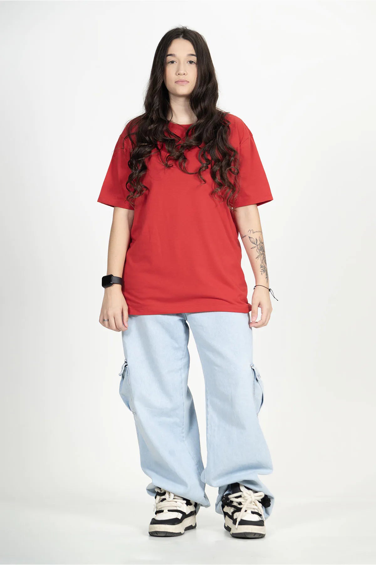 Camiseta Casual Básico – Vermelha