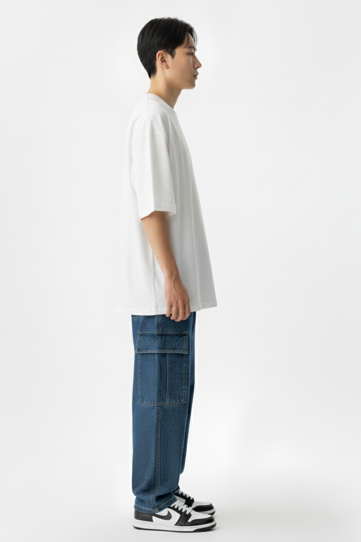 Camiseta Oversized Core Basic - Branco