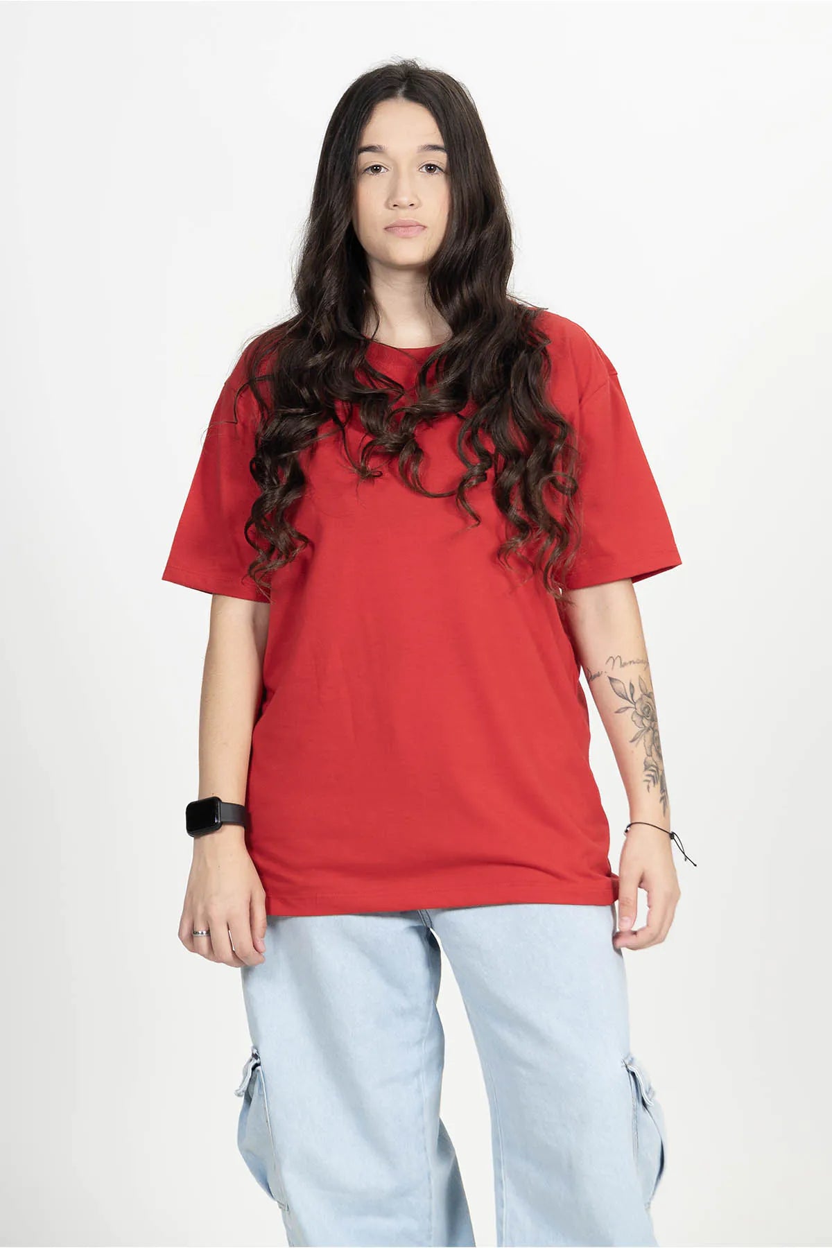 Camiseta Casual Básico – Vermelha