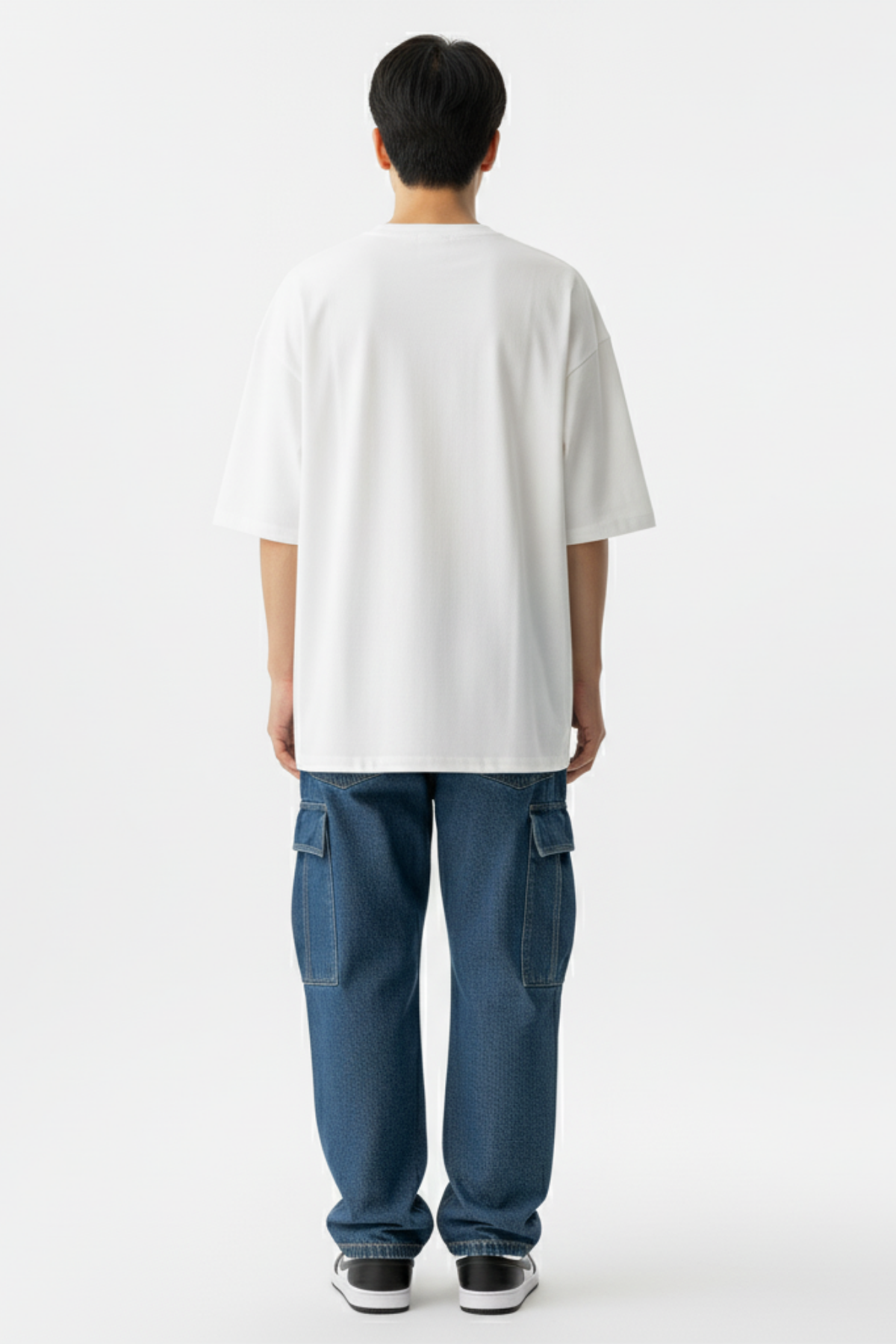 Camiseta Oversized Core Basic - Branco