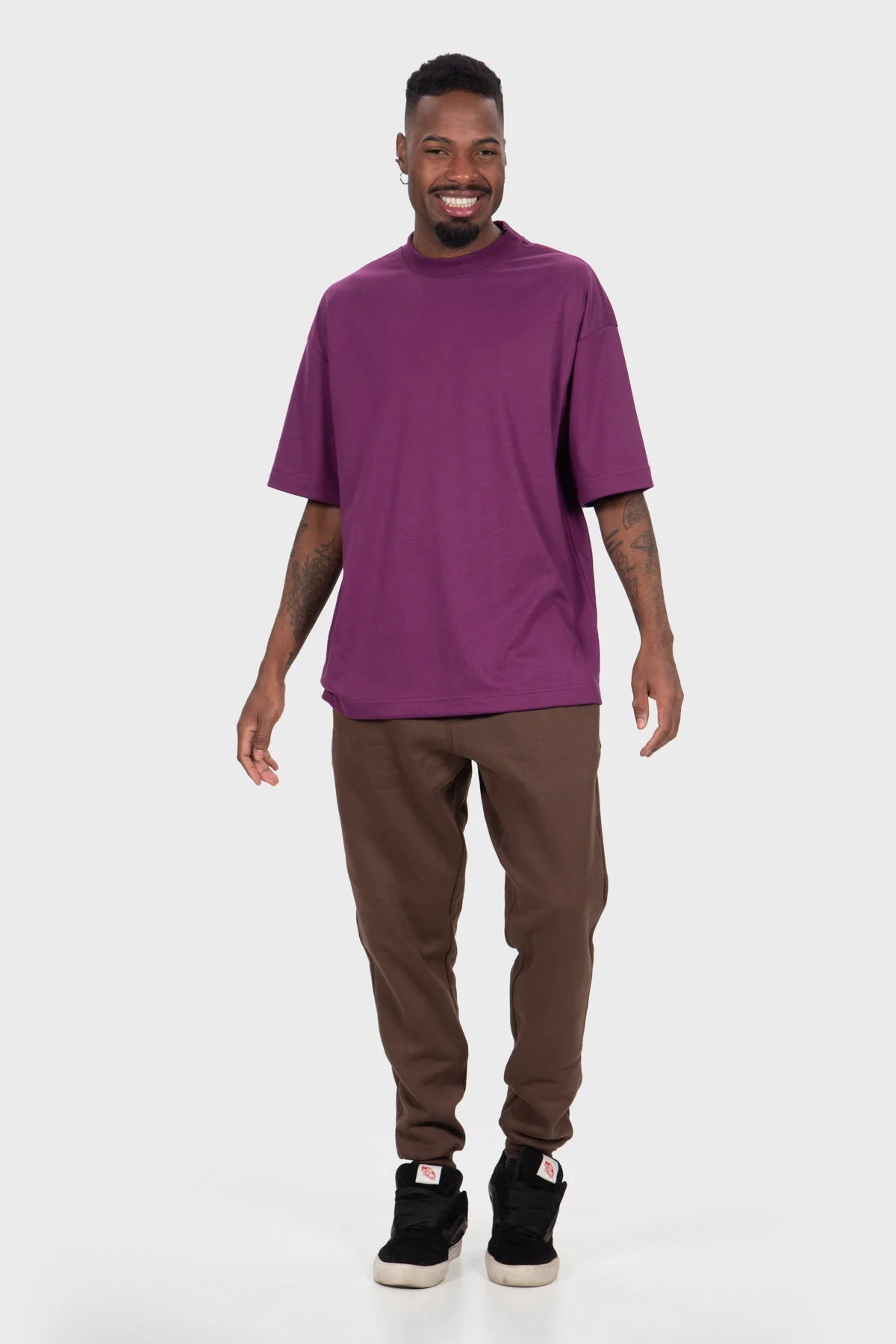 Camiseta Oversized Pure Premium – Roxo