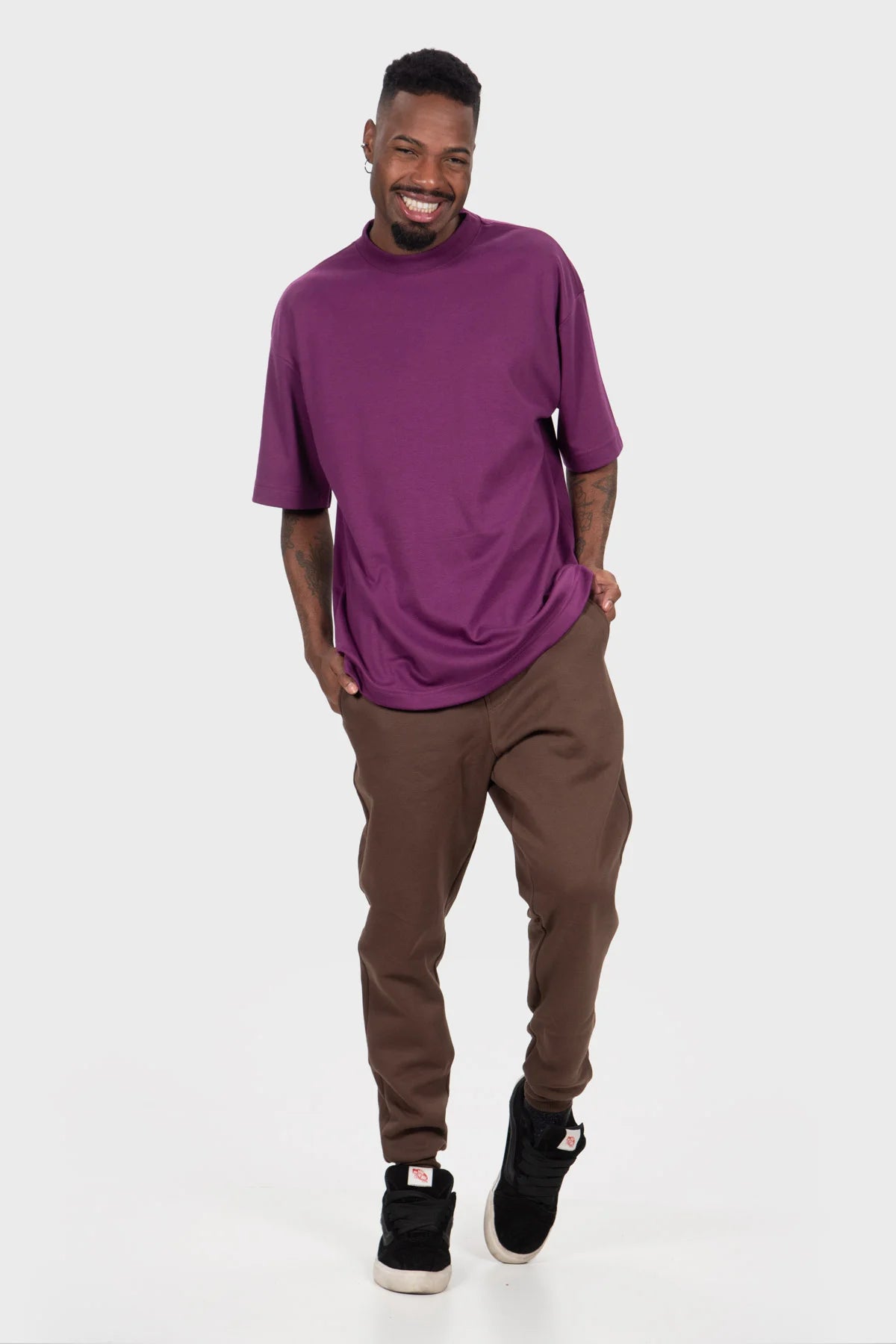 Camiseta Oversized Pure Premium – Roxo