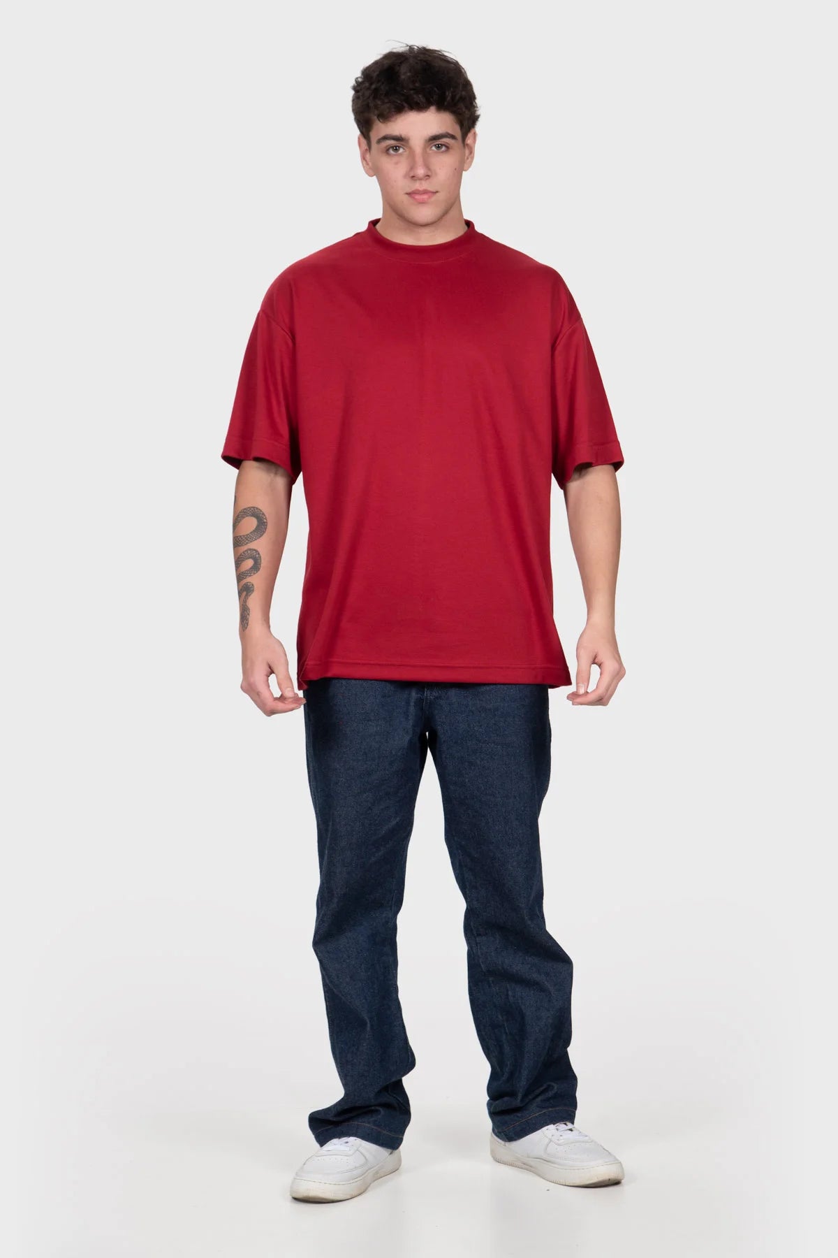 Camiseta Oversized Pure Premium – Bordô