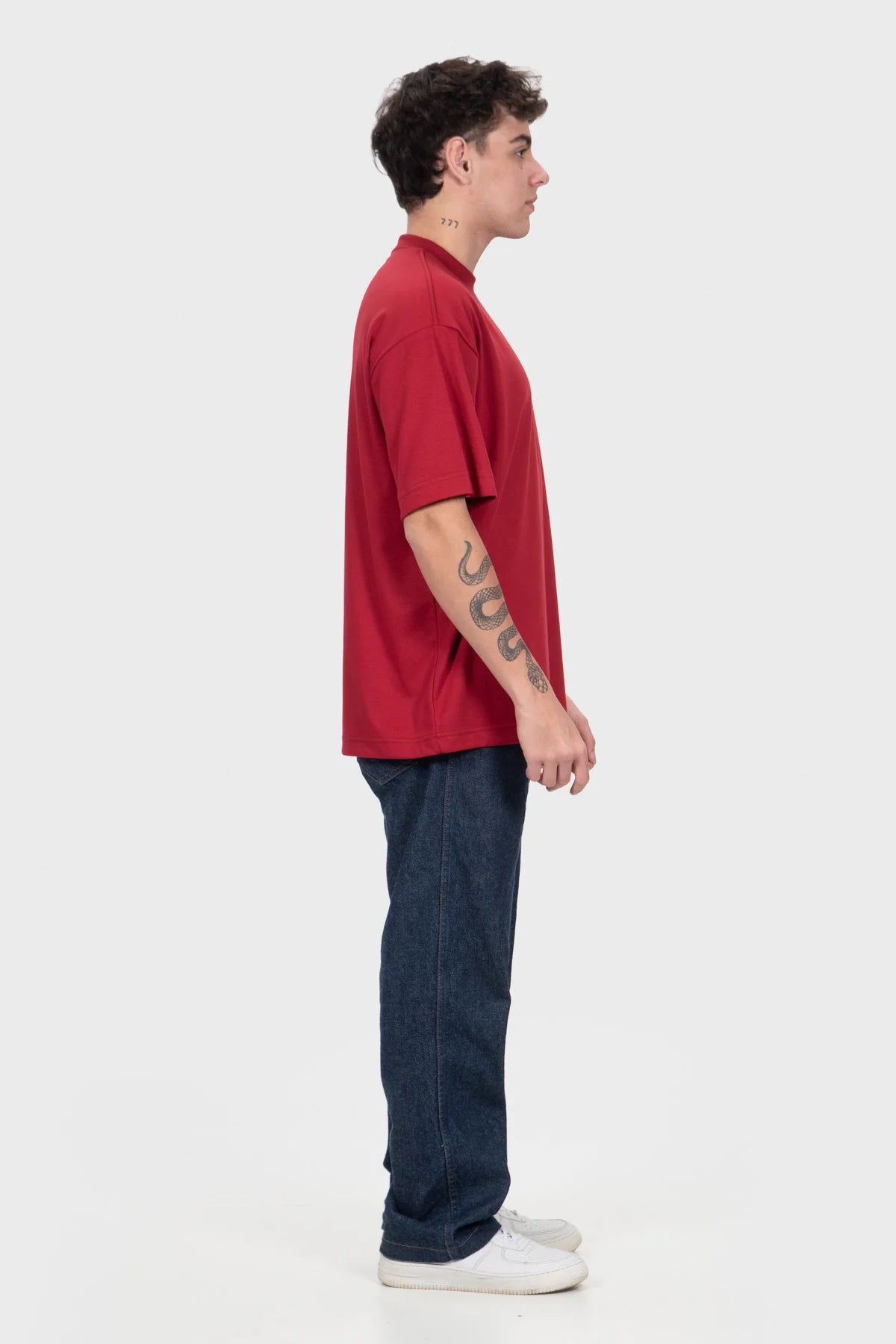 Camiseta Oversized Pure Premium – Bordô