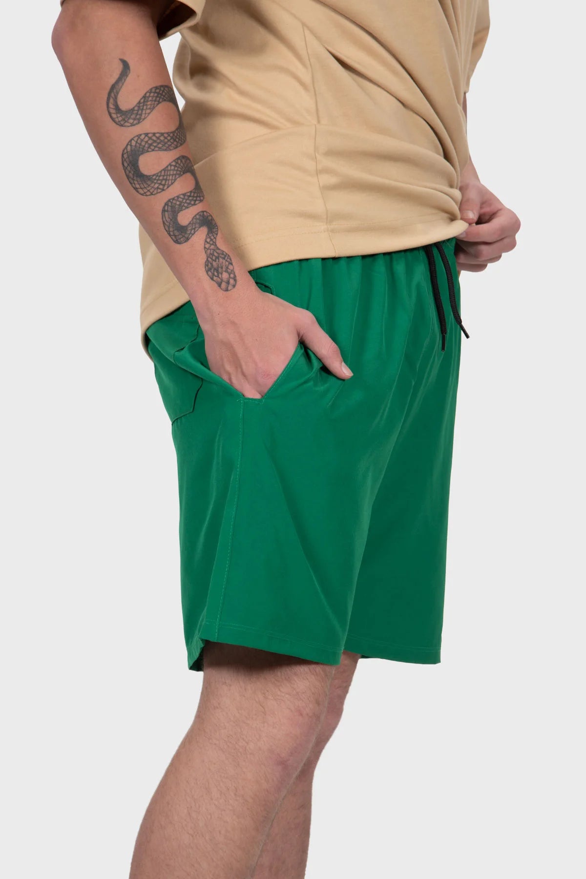 Bermuda Dry-Fit Active Masculino – Verde Bandeira