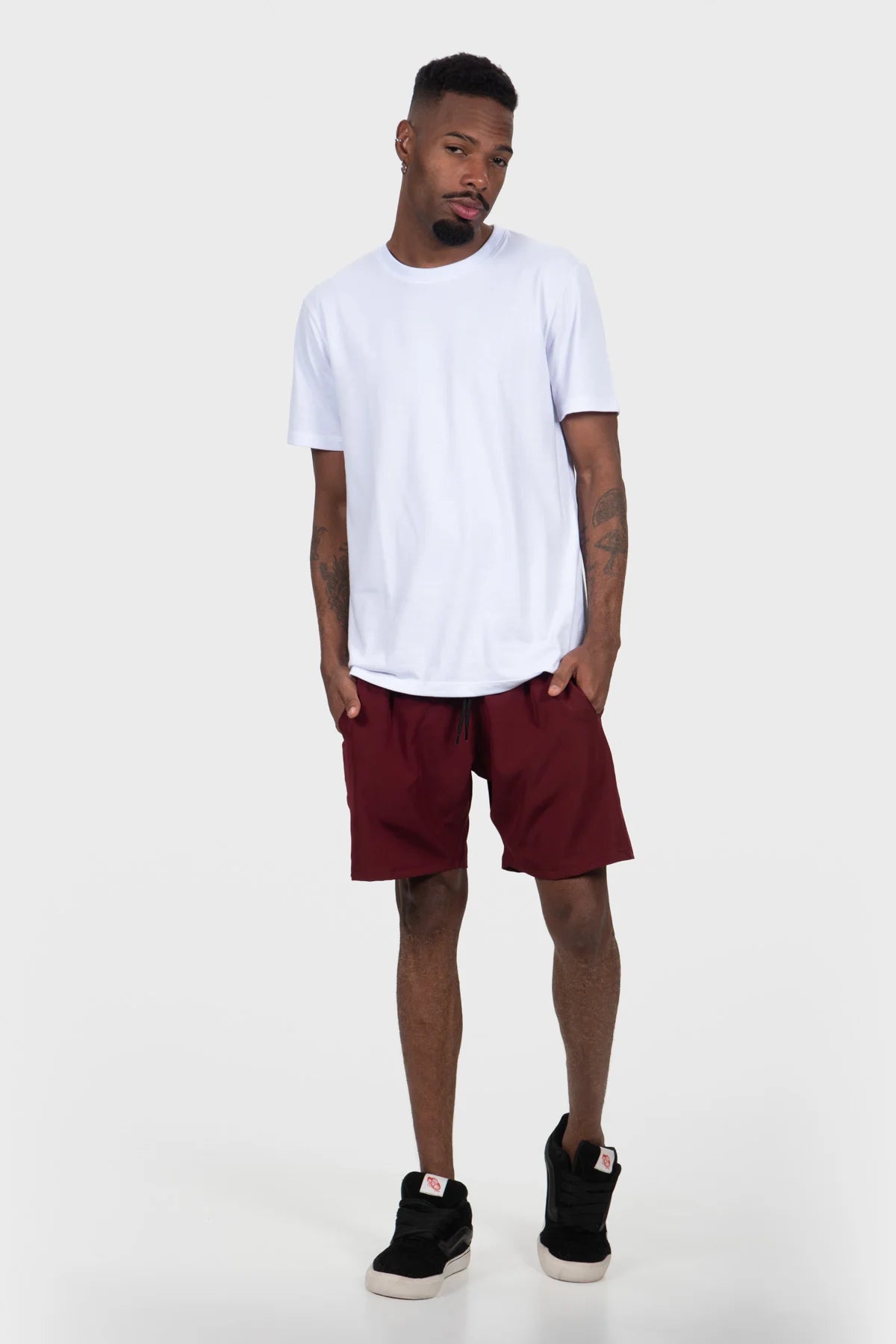 Bermuda Dry-Fit Active Masculino – Bordô