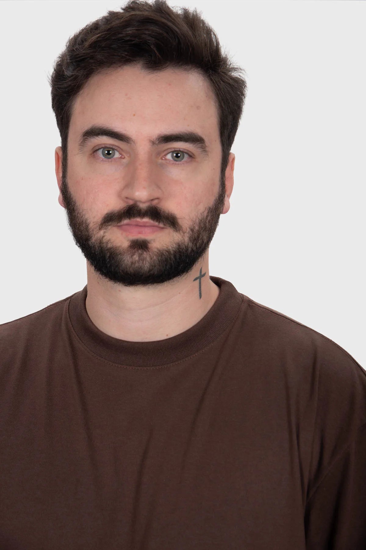 Camiseta Streetwear Block Básica – Marrom