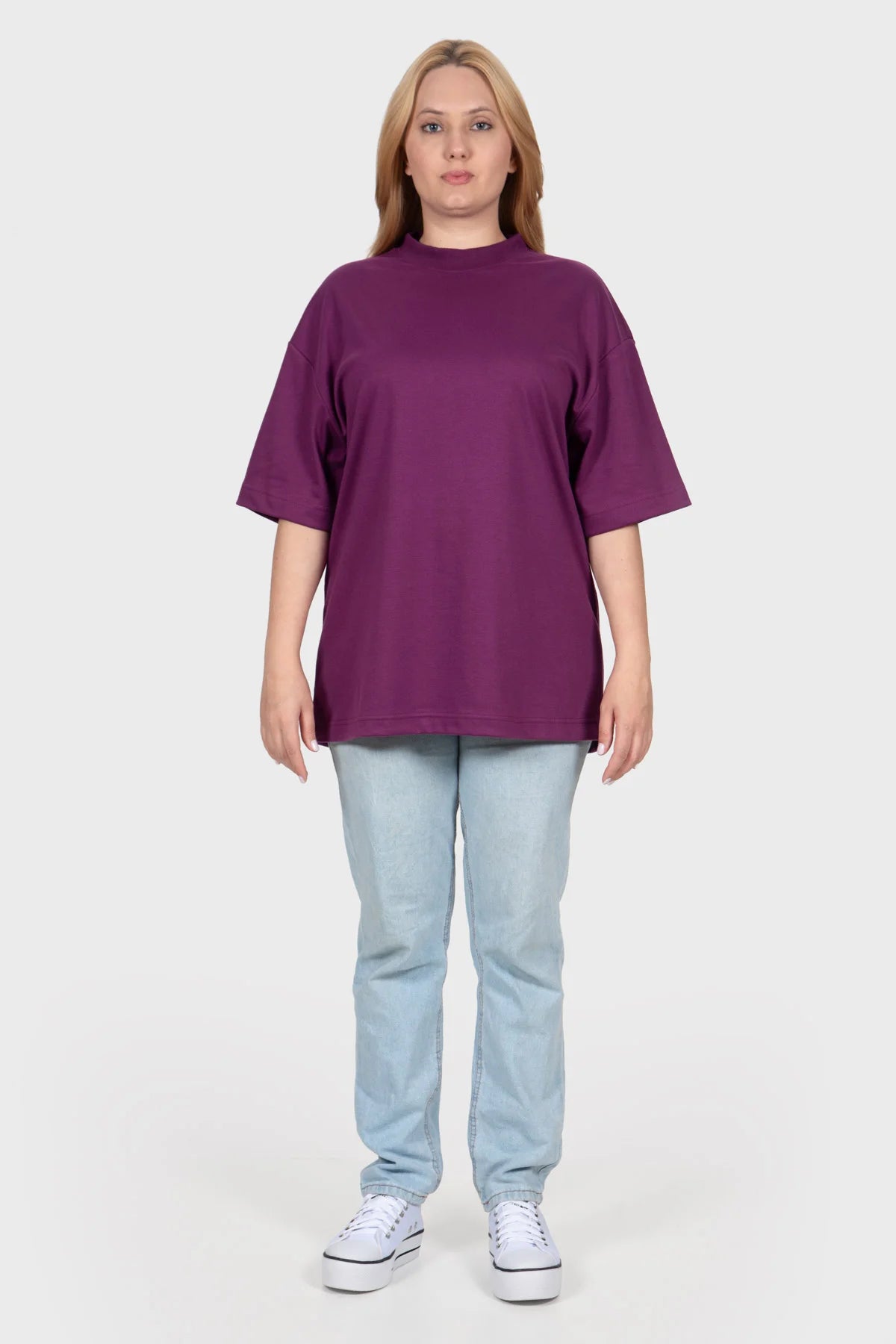 Camiseta Oversized Pure Premium – Roxo
