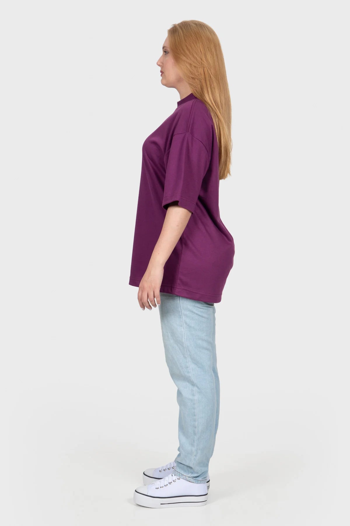 Camiseta Oversized Pure Premium – Roxo