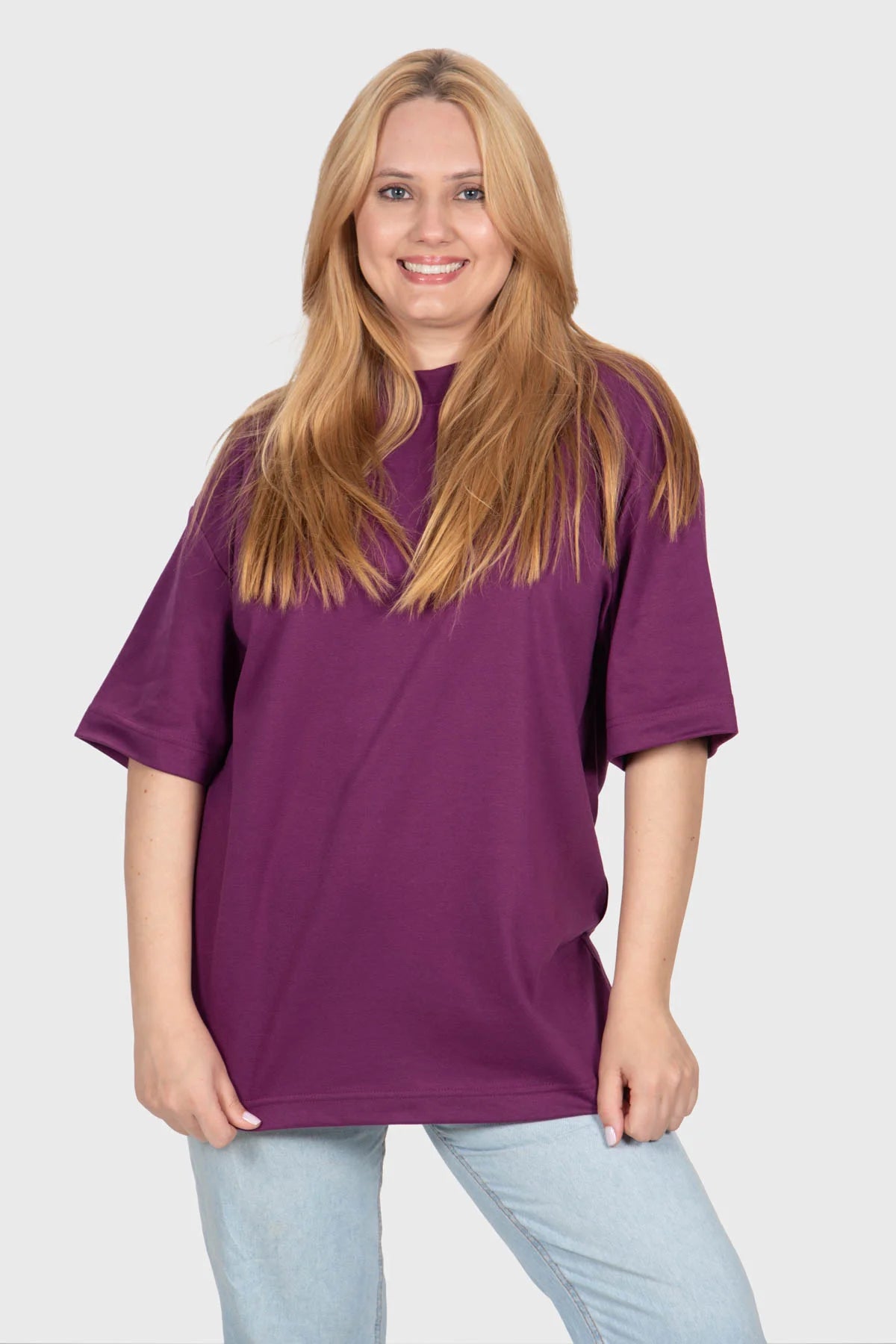 Camiseta Oversized Pure Premium – Roxo