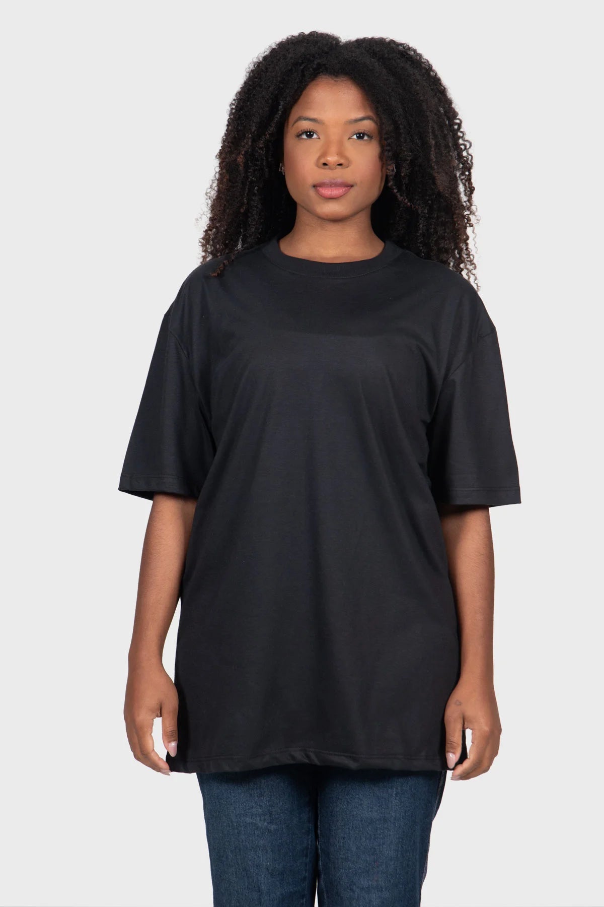 Camiseta Streetwear Block Básica – Preta