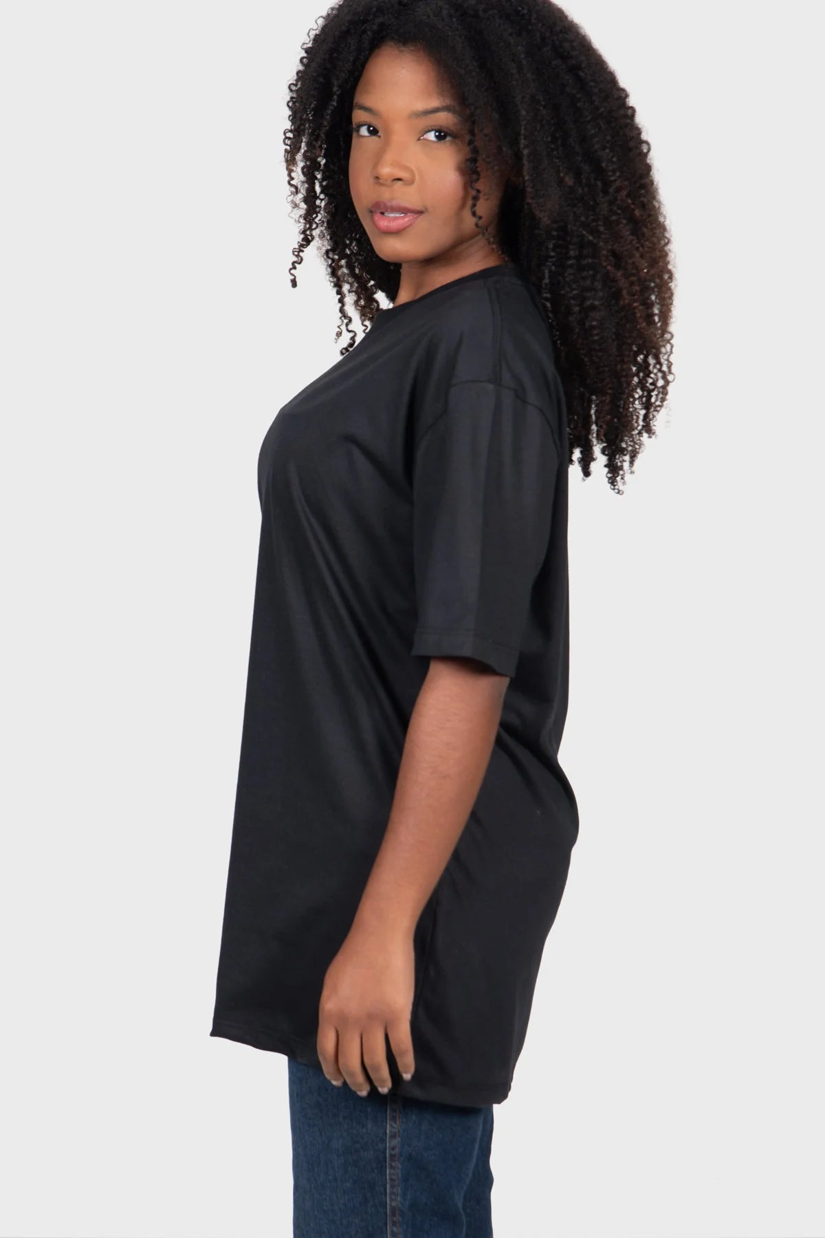 Camiseta Streetwear Block Básica – Preta