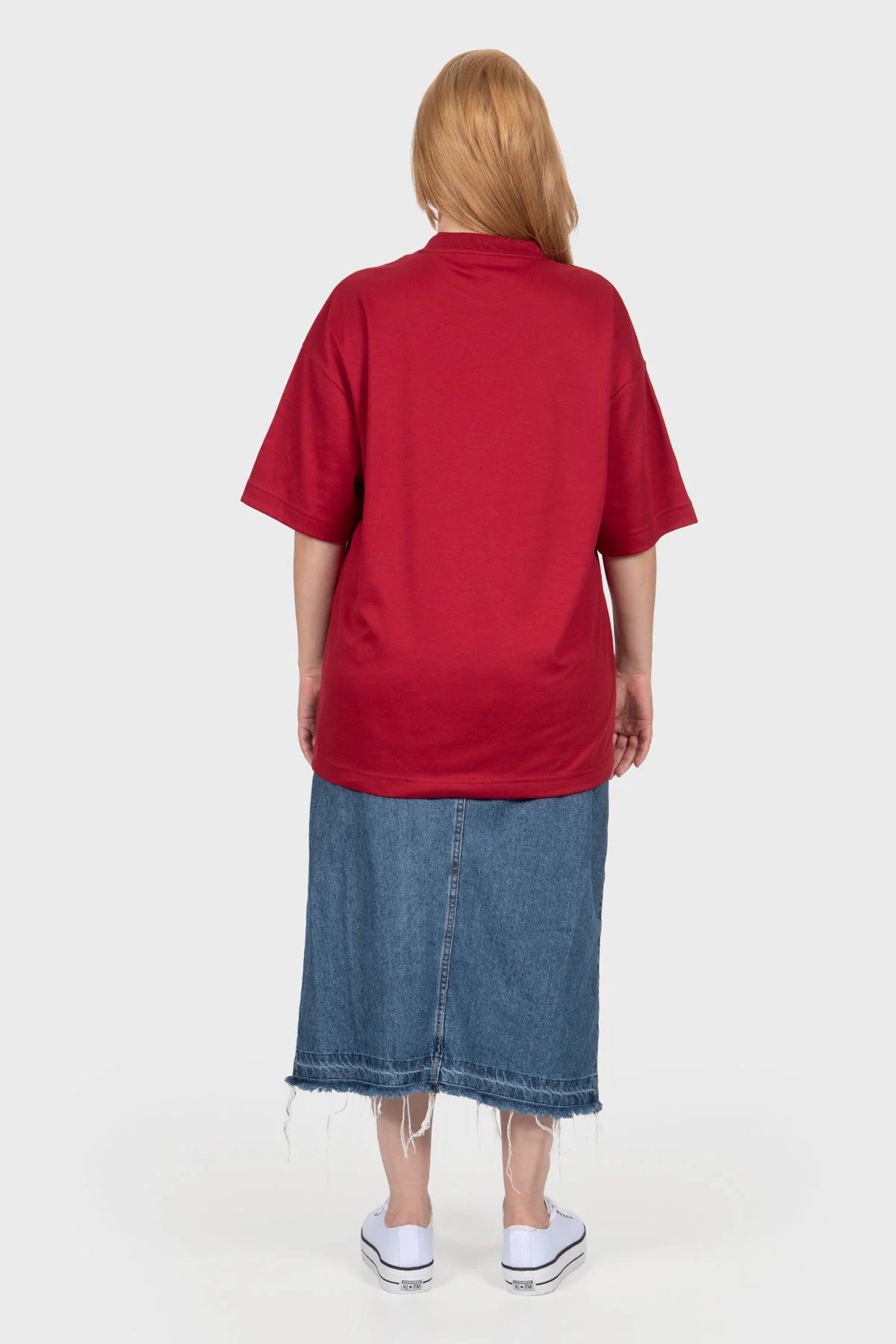 Camiseta Oversized Pure Premium – Bordô