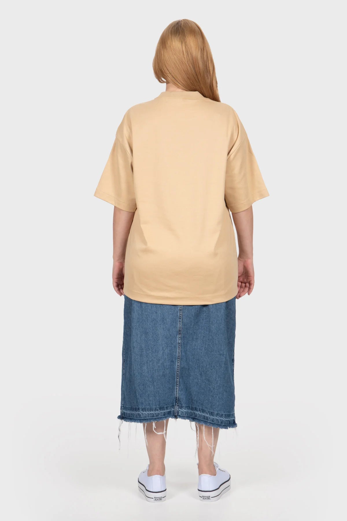 Camiseta Oversized Pure Premium – Areia