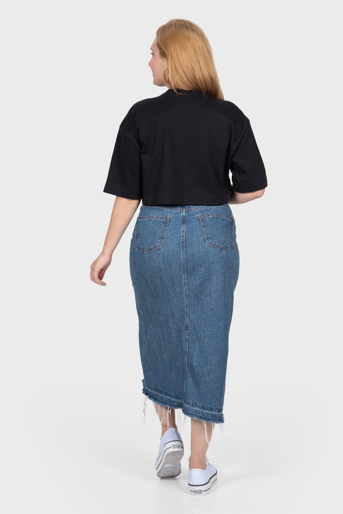 Cropped Oversized Icon Premium – Preto