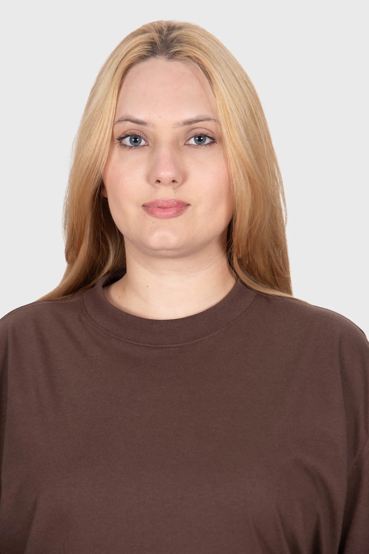 Camiseta Streetwear Block Básica – Marrom