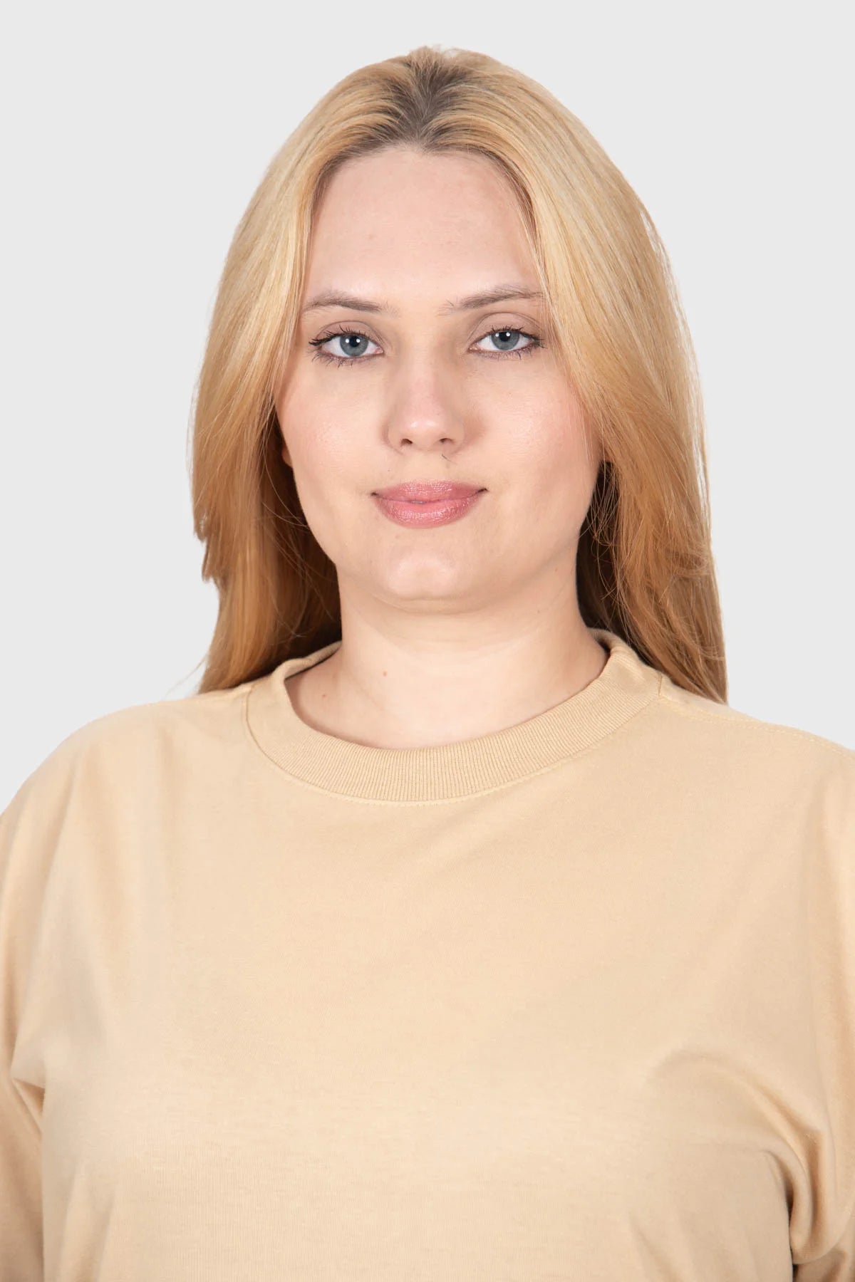 Camiseta Streetwear Block Básica – Areia